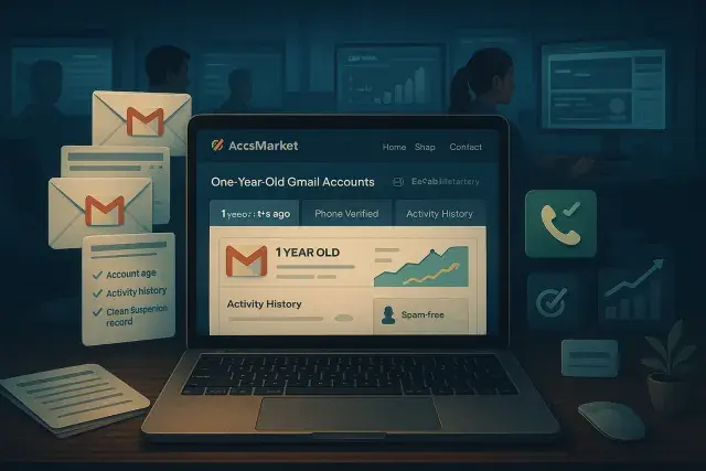 Where to Buy Verified One-Year-Old and Aged Gmail Accounts with Established History
